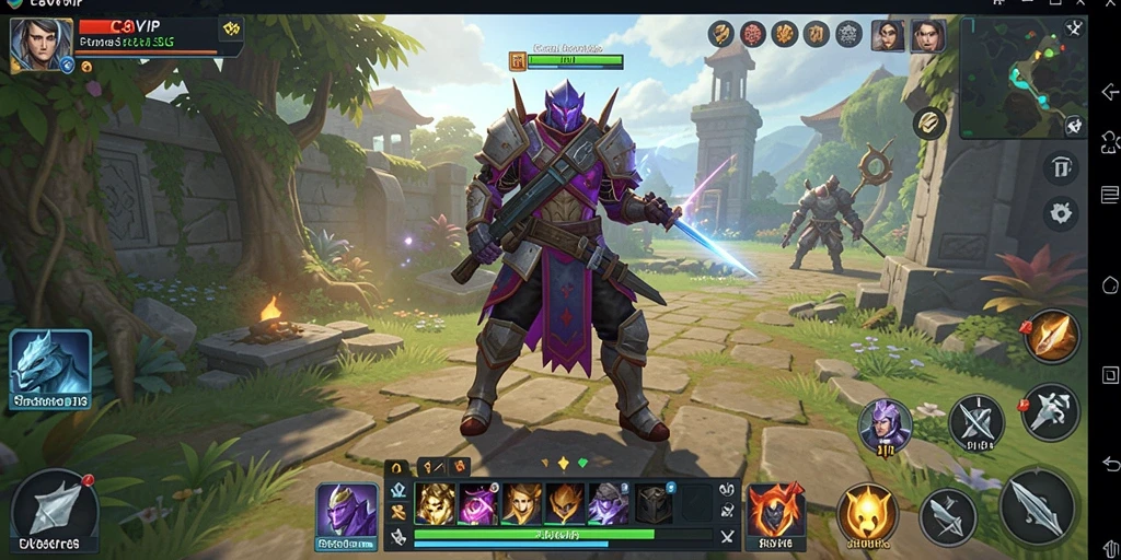 Tampilan gameplay seru dalam C8VIP yang penuh strategi dan taktik.