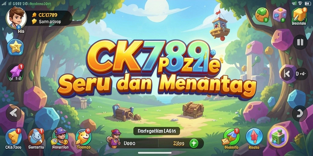 Tampilan gameplay seru dari CK789 dengan tantangan puzzle yang menarik.