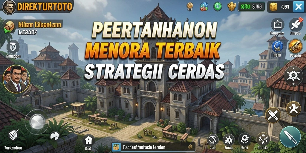 Tampilan menakjubkan dari gameplay Tower Defense di DIREKTURTOTO.