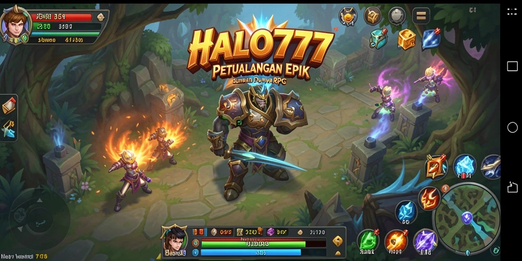 Menggambarkan gameplay seru HALO777 dalam dunia RPG.