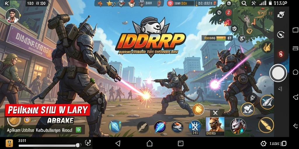 Tampilan layar utama IDRRP dengan fitur pengingat dan catatan.