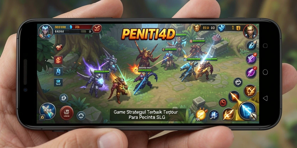 Tampilan menarik dari gameplay strategis PENITI4D.