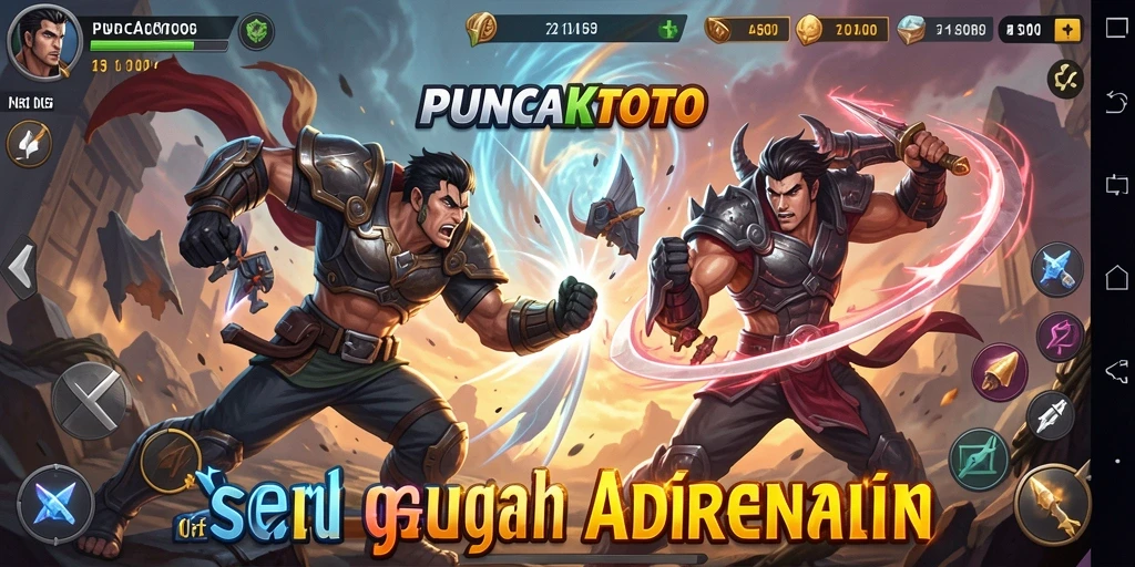 Tangkapan layar PUNCAKTOTO menampilkan aksi pertarungan yang mendebarkan.