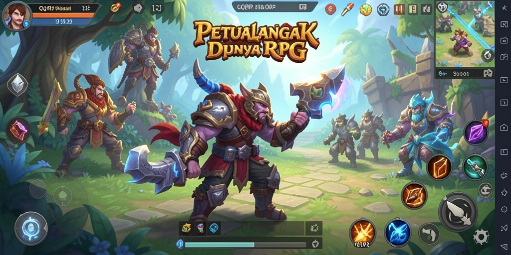 Gameplay seru dalam dunia RPG yang menakjubkan.