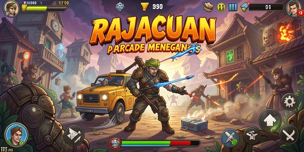 Tampilan gameplay seru dan menantang di RAJACUAN.
