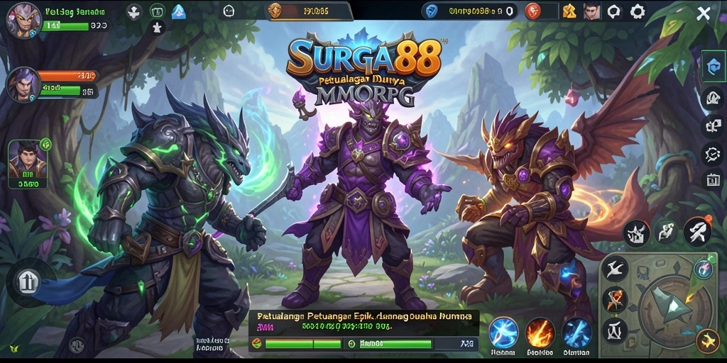 Tampilan gameplay <strong>SURGA88</strong> yang menakjubkan dan mendebarkan.