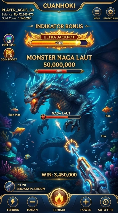 Screenshot aplikasi cuanhoki saat pengguna mencari aplikasi populer.